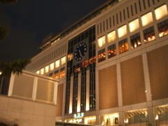 夜の札幌駅
