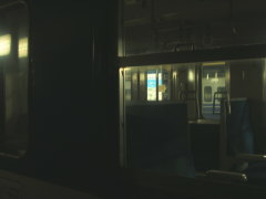 深夜の村上駅