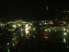 稚内市内の夜景