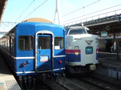 あけぼの号と特急かもしか号