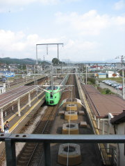 木古内駅到着