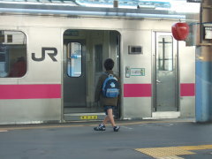 青森駅停車中
