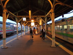 名寄駅到着