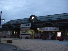 日暮れの名寄駅