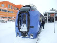 稚内駅、到着