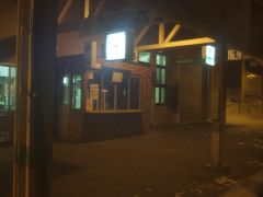 深夜の名寄駅