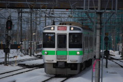 手稲駅 3878M到着