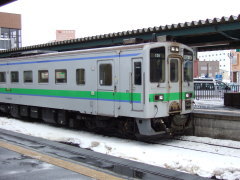石狩当別駅 574D普通列車