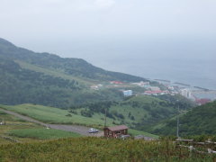 桃岩展望台から見た香深方面