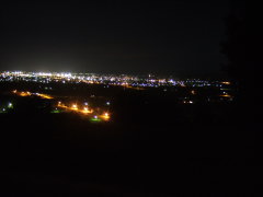 名寄市街の夜景