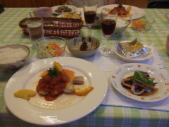 なよろサンピラーYH 8月13日の夕食