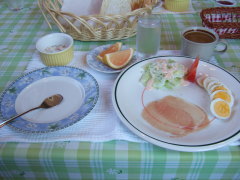 なよろサンピラーYH 8月14日の朝食