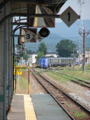 スーパー宗谷2号 名寄駅入線