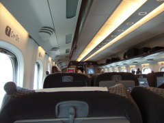 のぞみ26号 グリーン車内