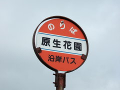 原生花園バス停
