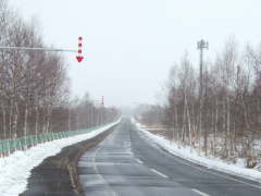 茅沼温泉への路