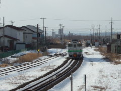 大楽毛駅 2579D普通列車