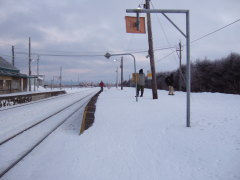 抜海駅 ホーム