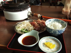 豊富温泉ふれあいセンター ジンギスカン定食