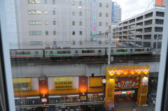 JR INN札幌 窓の風景