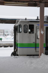 485D 長万部駅停車中