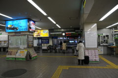 ホテルから15秒で改札口前