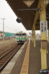 大楽毛駅 駅名板