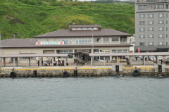 ハートランドフェリー 礼文島香深港到着