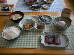 星観荘 7月19日の朝ご飯