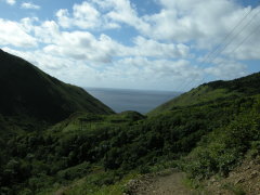 宇遠内方面に振り返る風景