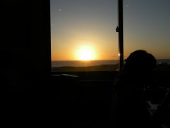 夕陽……( ´−`)