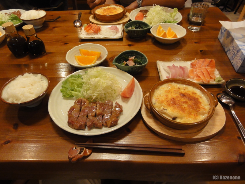 とほ宿ばっかす 12月28日の晩ご飯