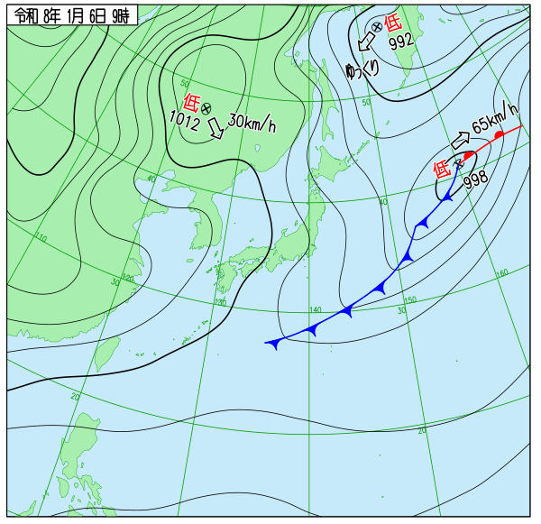 2026�N1��6���ߑO9���̎����V�C�}